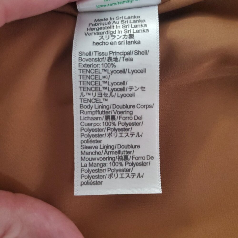 J.Crew Womens $218 Drapey twill double-breasted blazer Pink Size 2 CB316 NEW - Picture 8 of 13